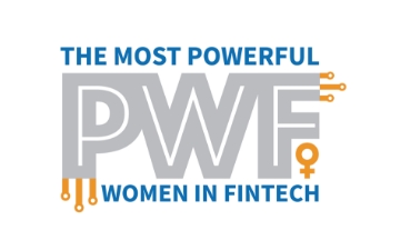 Logo of the Most Powerful Women in Fintech Award.