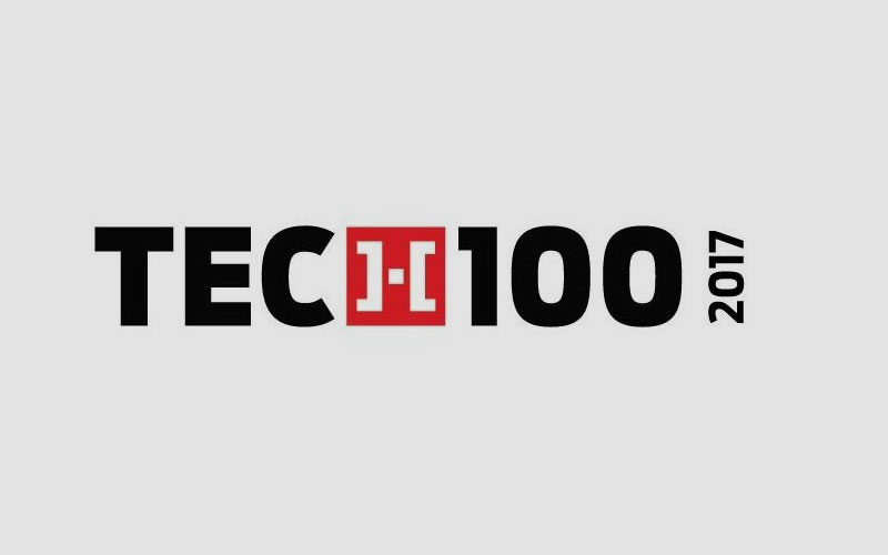 Logo of TECH100TM.