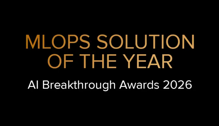MLOps Solutions of the year at AI Breakthrough Awards 2026