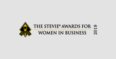 Logo of the Stevie Awards for Women in Business.